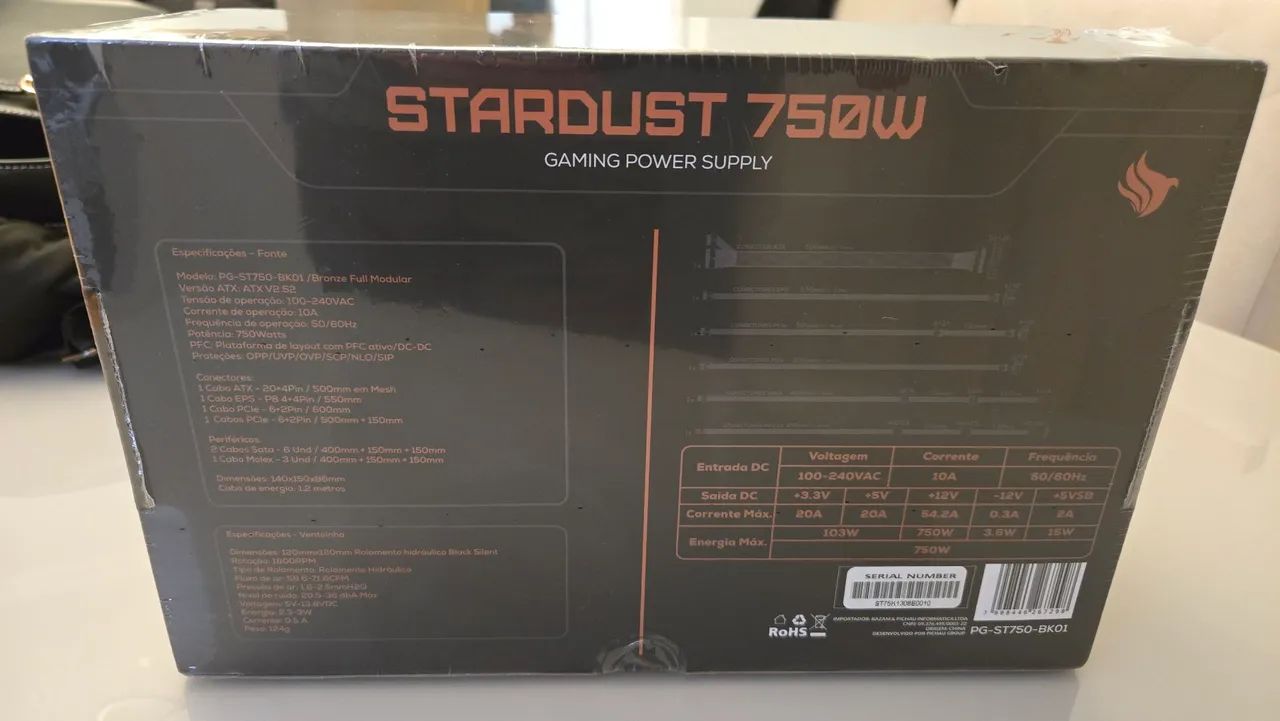 Fonte Pichau Stardust 750W Full Modular - Foto 2