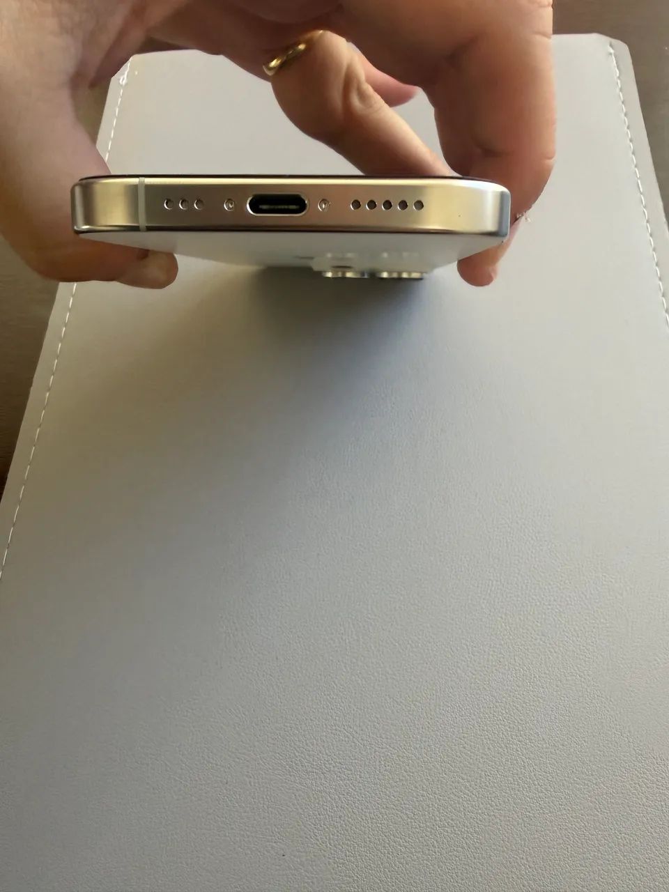 iPhone 16 pro branco 256gb usado  - Foto 3