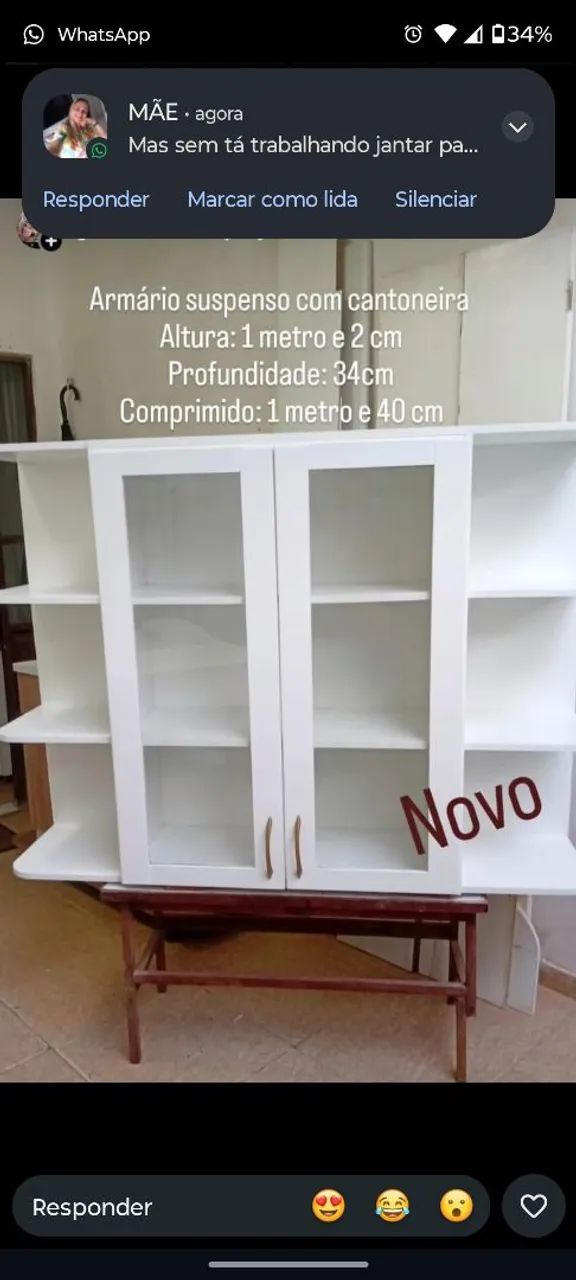 Armário suspenso 