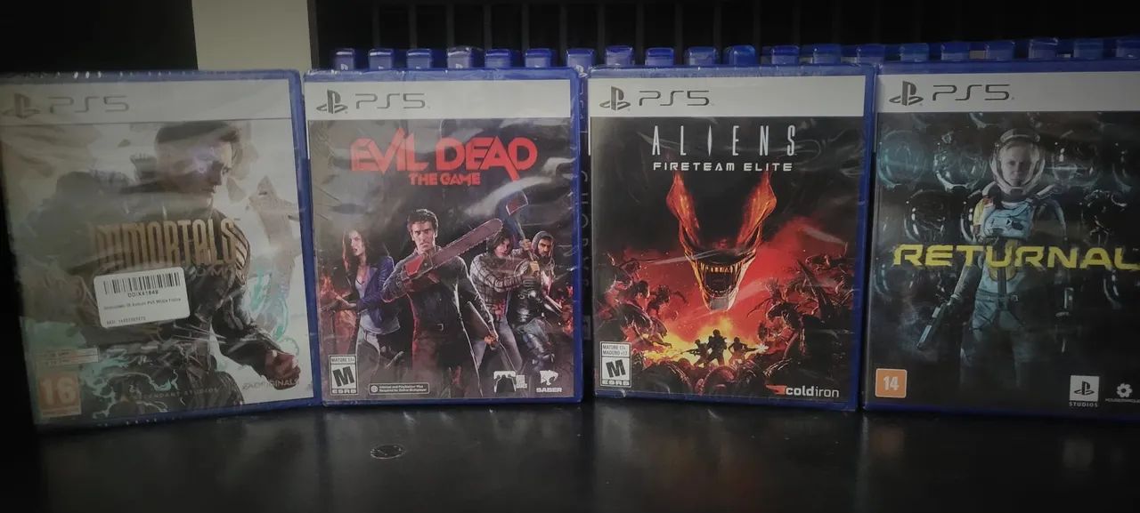 4 jogos de PS5 Lacrados!