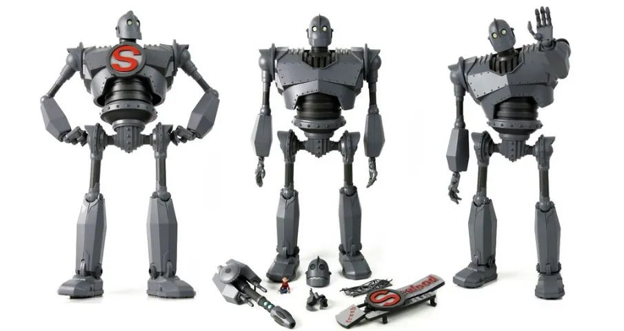 action figure Robô Gigante Mondo Iron Giant Deluxe - Brinquedos e