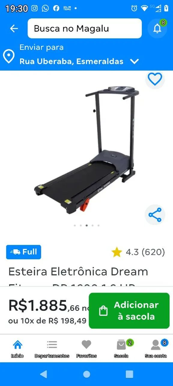 Esteira eletrônica 