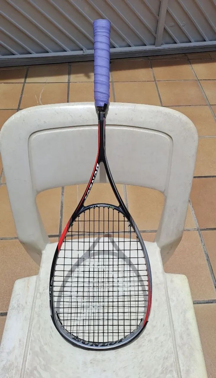 Raquete de squash Dunlop biomimetic biofibre aeroskin - Foto 2