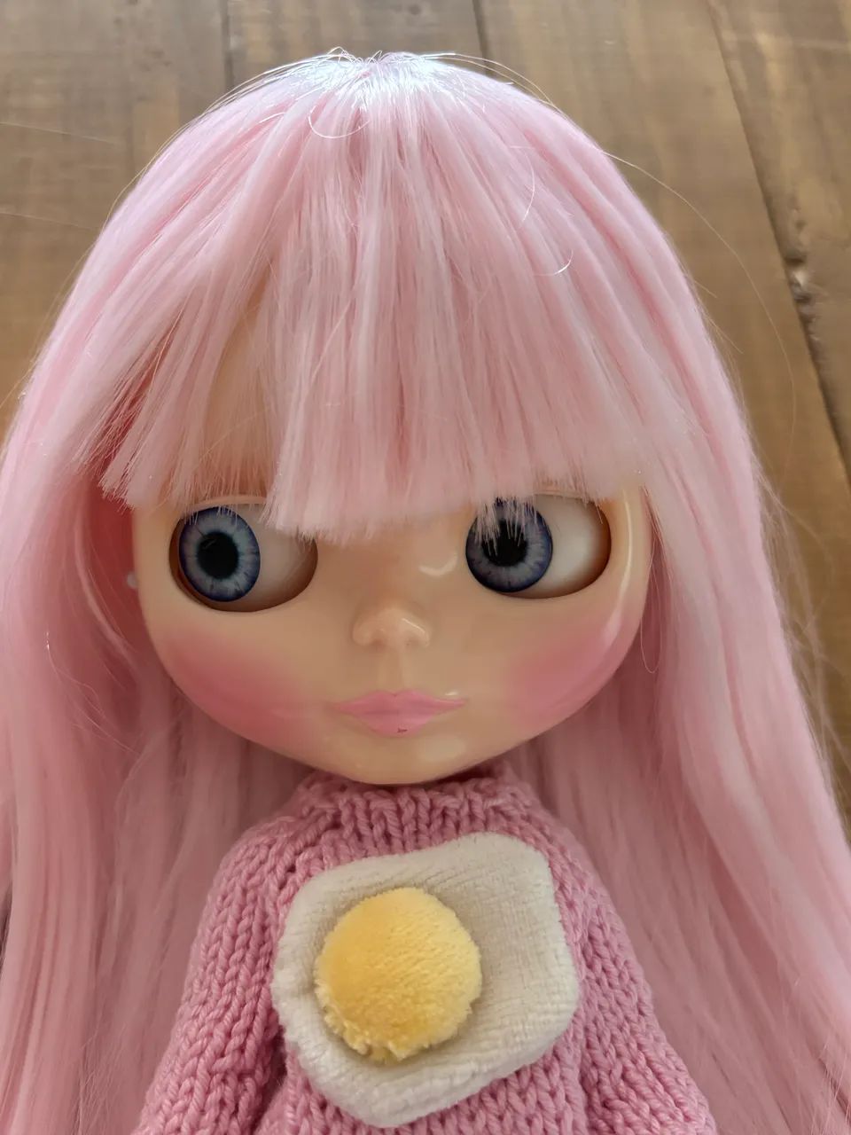Blythe Ice Rune com scalp rosa - Foto 4