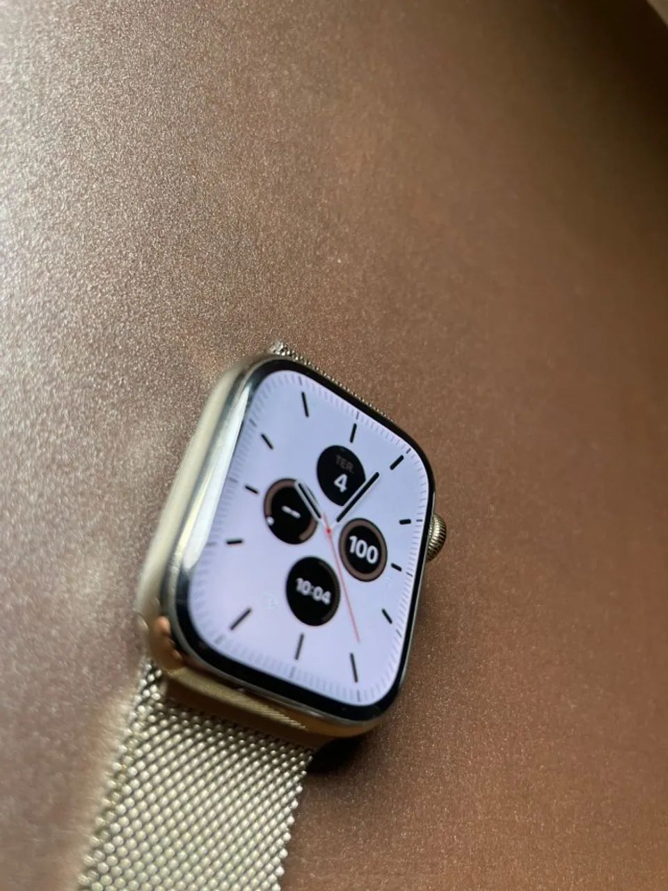 Apple Watch Série 7 Dourado - Foto 4