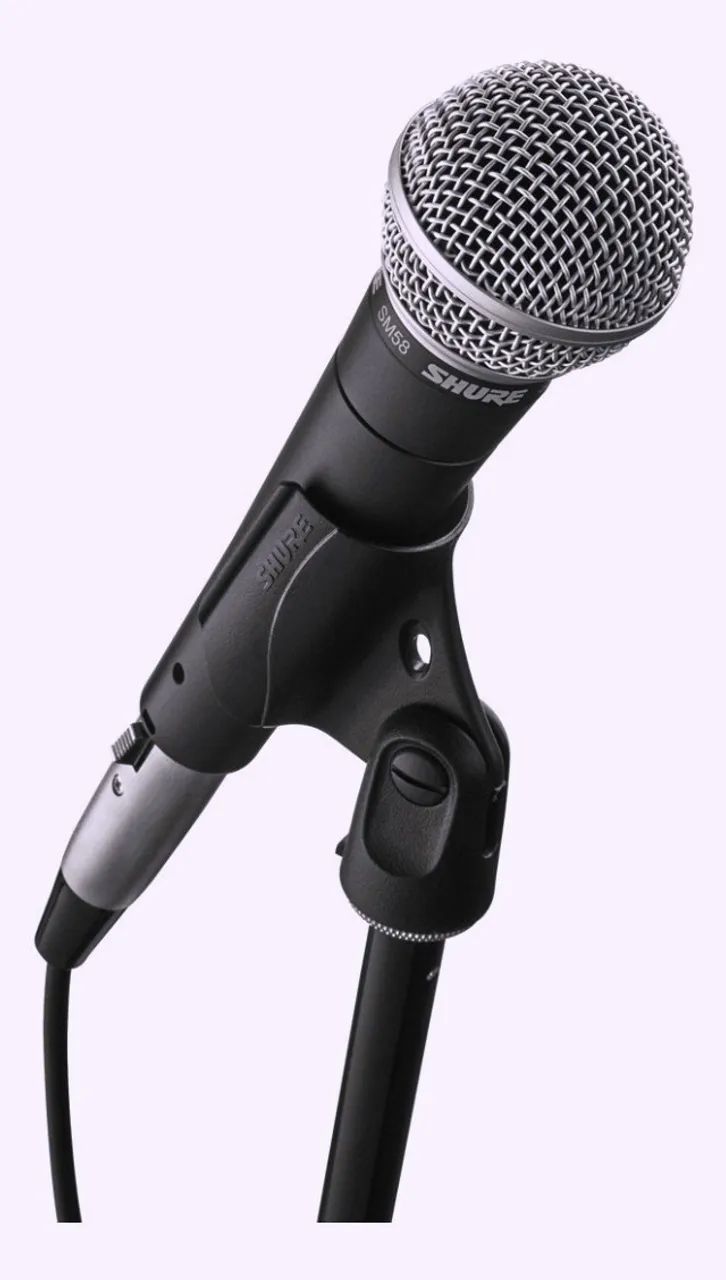 Microfone Dinâmico Cardióide Shure SM58 LC Novo na Embalagem Original - Foto 3