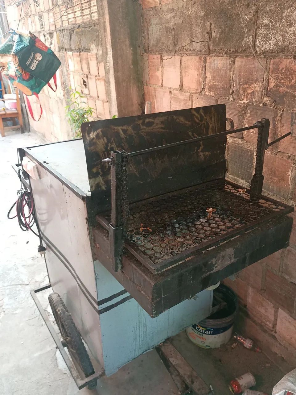 Carrinho para vender churrasco  - Foto 3