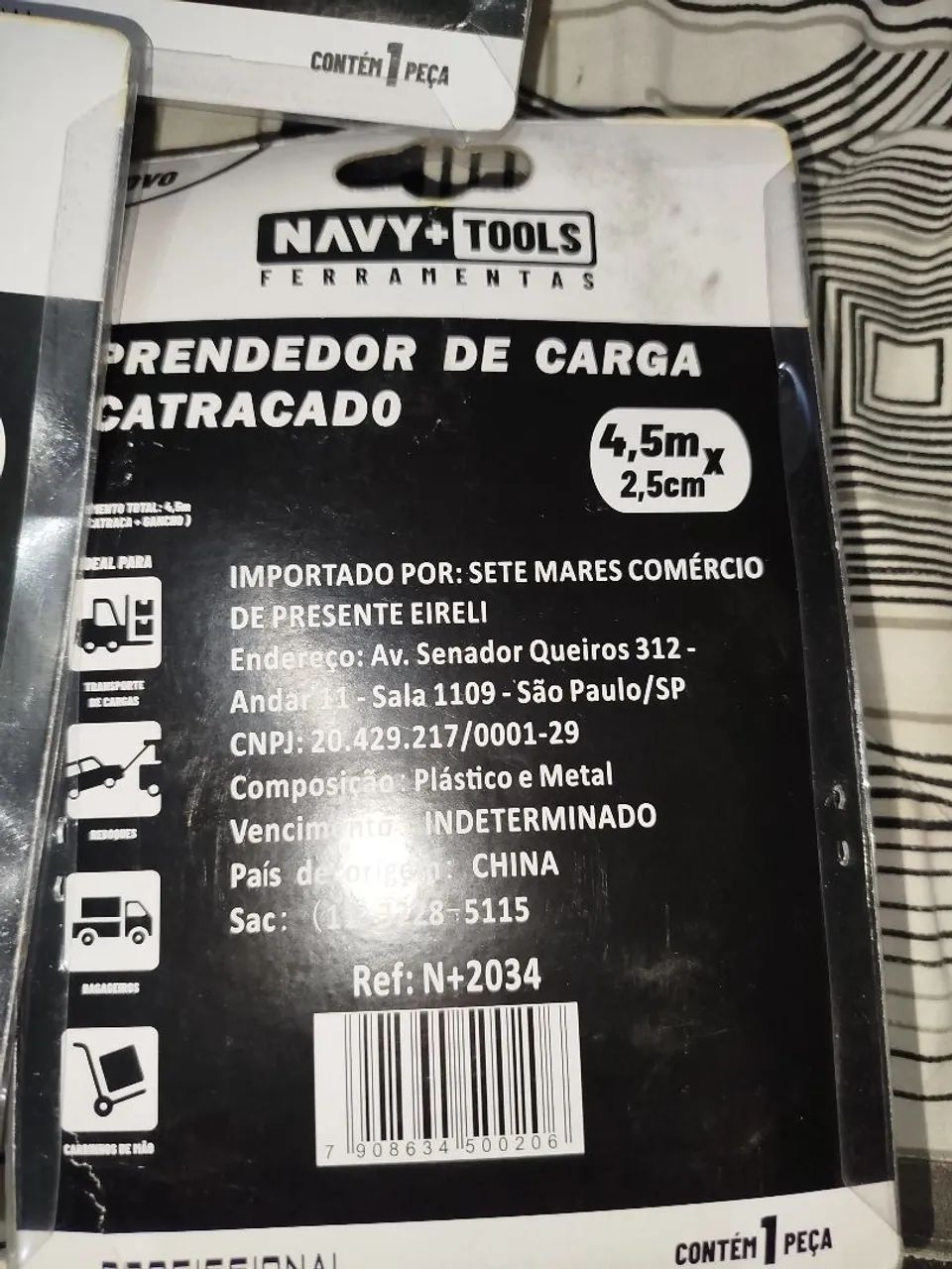 Vendo cinta com catraca nova para amarrar seu barco seu sua moto usa o dia a dia  CARGA. - Foto 2