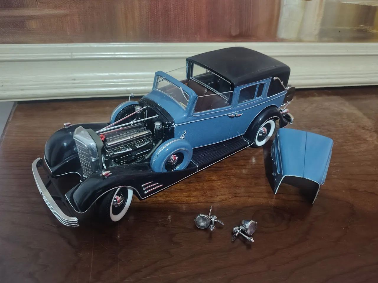 kit plástico montado 2 pcs Cadillac 1/25 p reforma/ diorama 