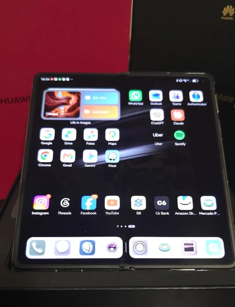 Huawei Mate X6 - Caixa aberta, usado apenas em testes - Impecável - Foto 2