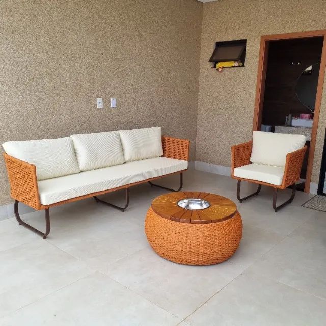 CONJUNTO DE SOFÁ ÁREA EXTERNA - Foto 3