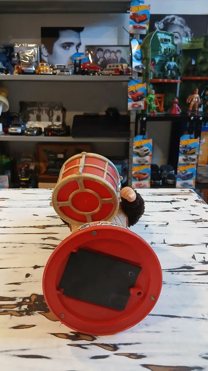 Brinquedo vintage "Macaco Pablo Bate Tambor " da Mimo - Foto 5