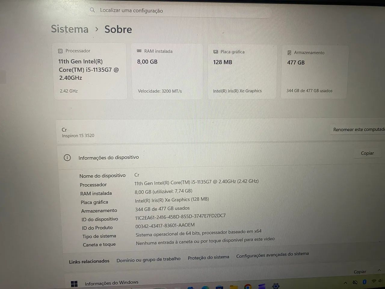 Vendo notebook Dell  - Foto 2