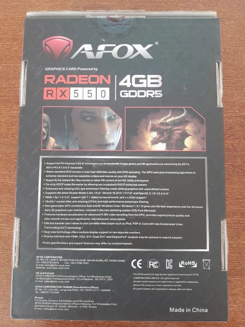 Placa De Video Afox Rx 5504Gb Ddr5 128Bits - Foto 5