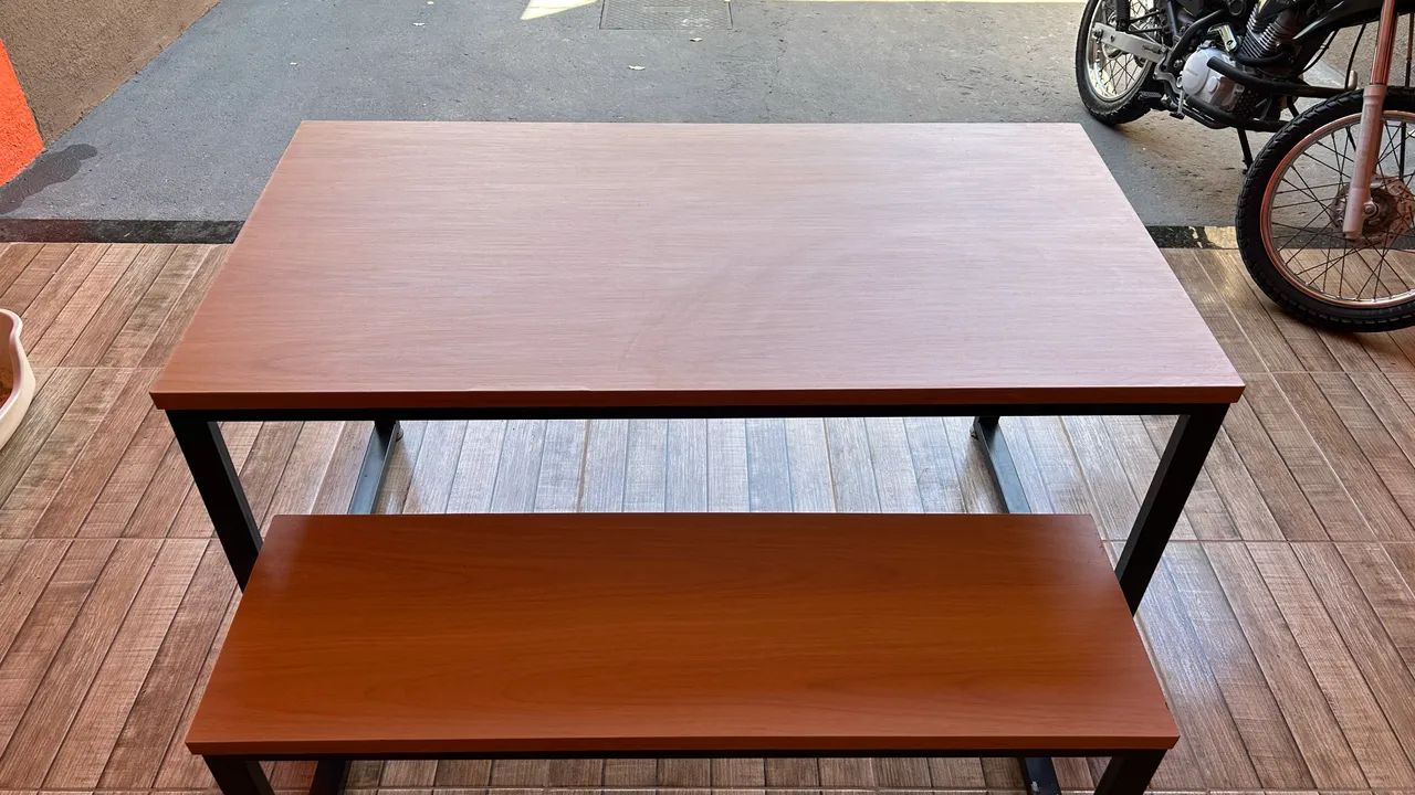 MESA COM BANCO PARA ÁREA GOURMET - Foto 4