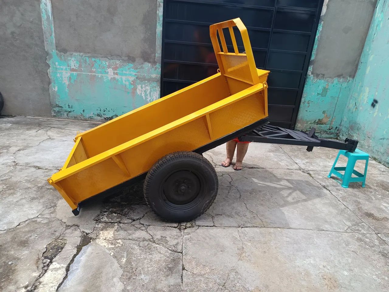 Microtrator 13hp a Diesel com Carreta  - Foto 6