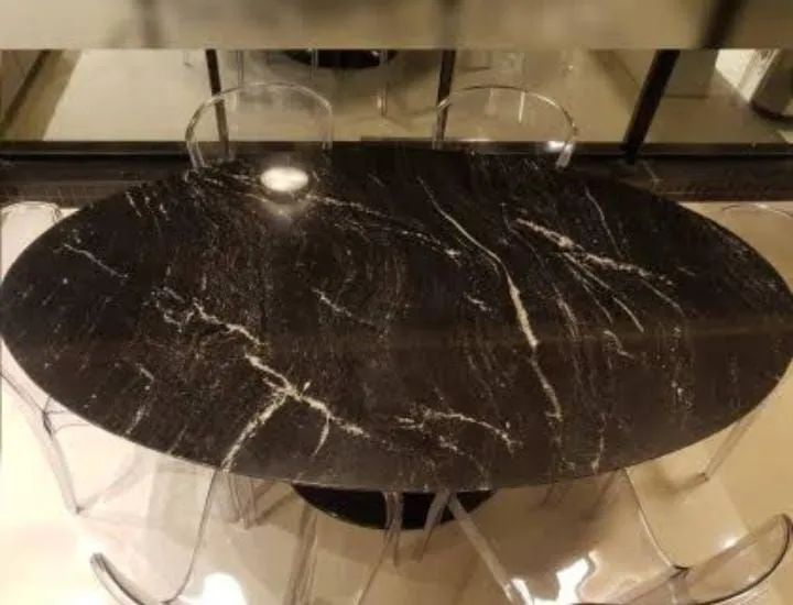 Mesas lavatório preto vialactea e outros materiais 