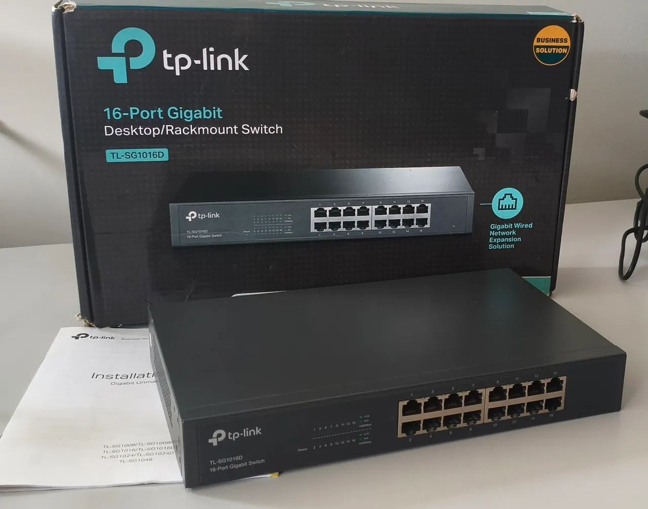 Switch 16 portas gigabit - tp-link TL-SG1016D - Foto 2