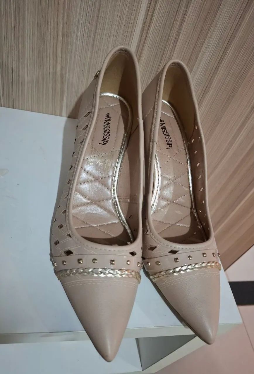 Scarpin nunca usado, n. 38 - Foto 2
