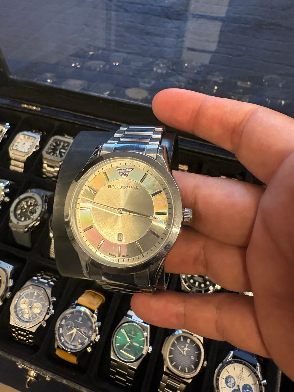 RELOGIO ARMANI EXCHANGE PRATA CROMADO - Foto 3