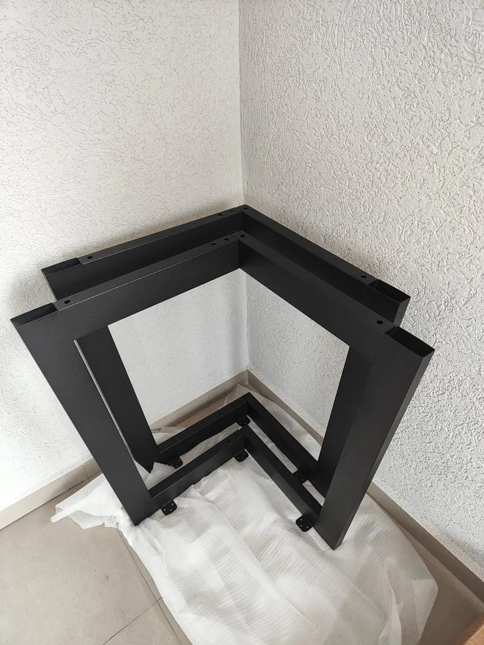 Pés de mesa aço 