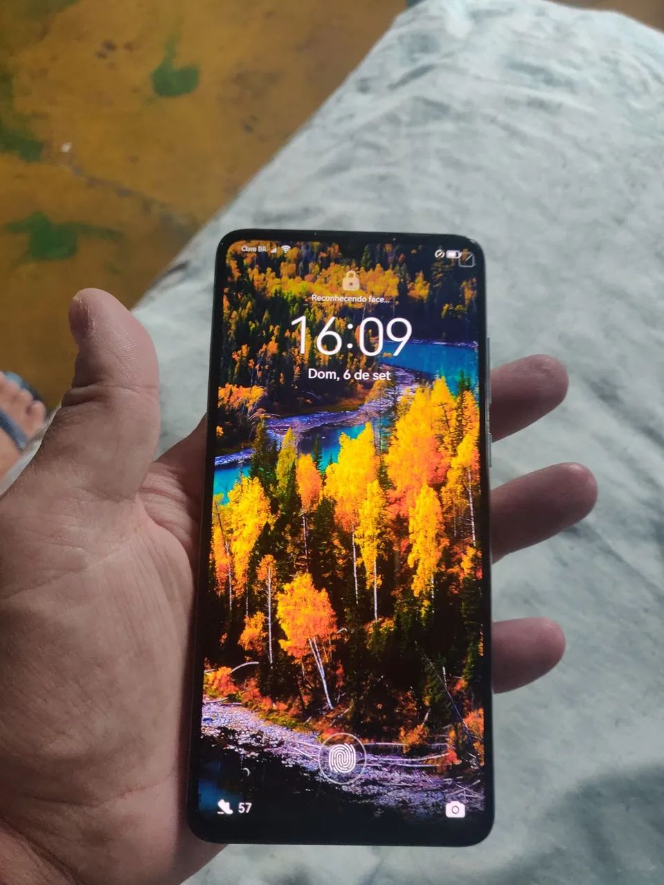 Huawei P30 ele l29 OLED 128gb filma 4k - Celulares e Smartphones