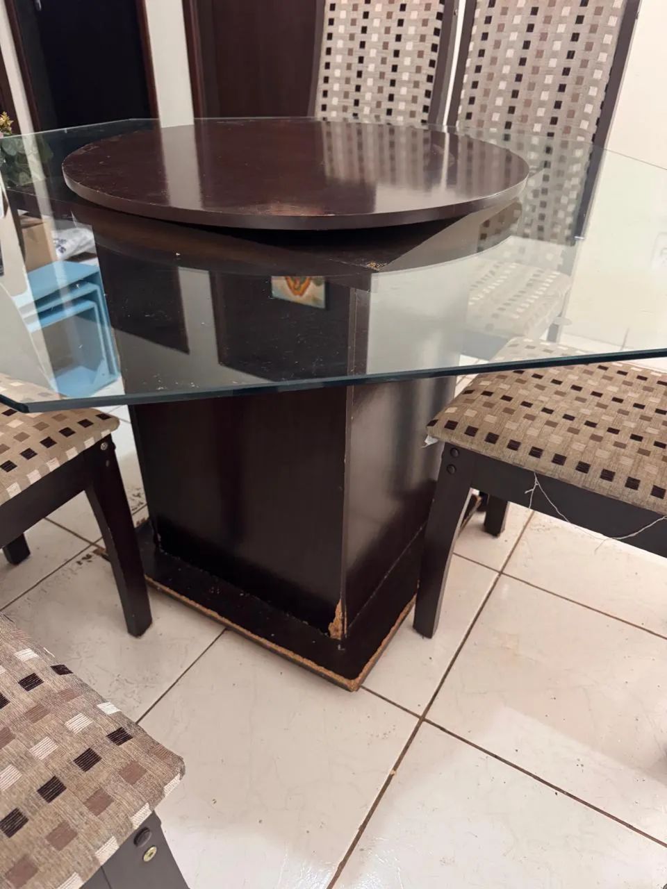 Mesa com centro giratório  - Foto 3