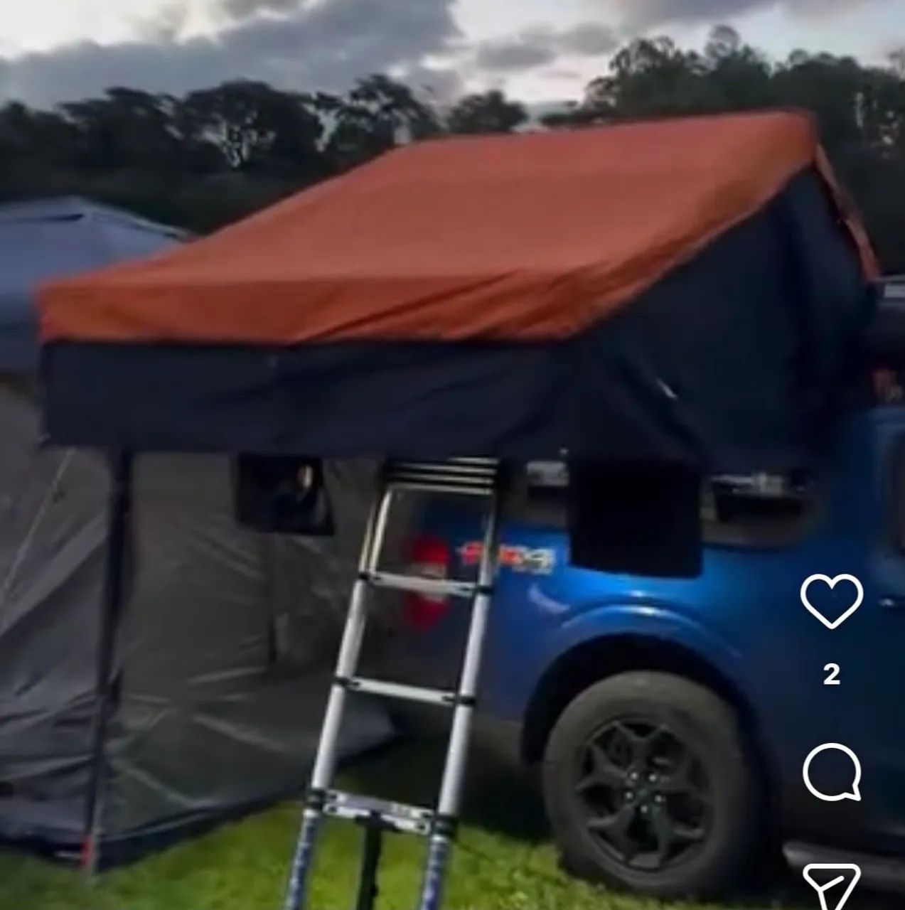 Barraca de teto e banheiro para camping e  - Foto 3