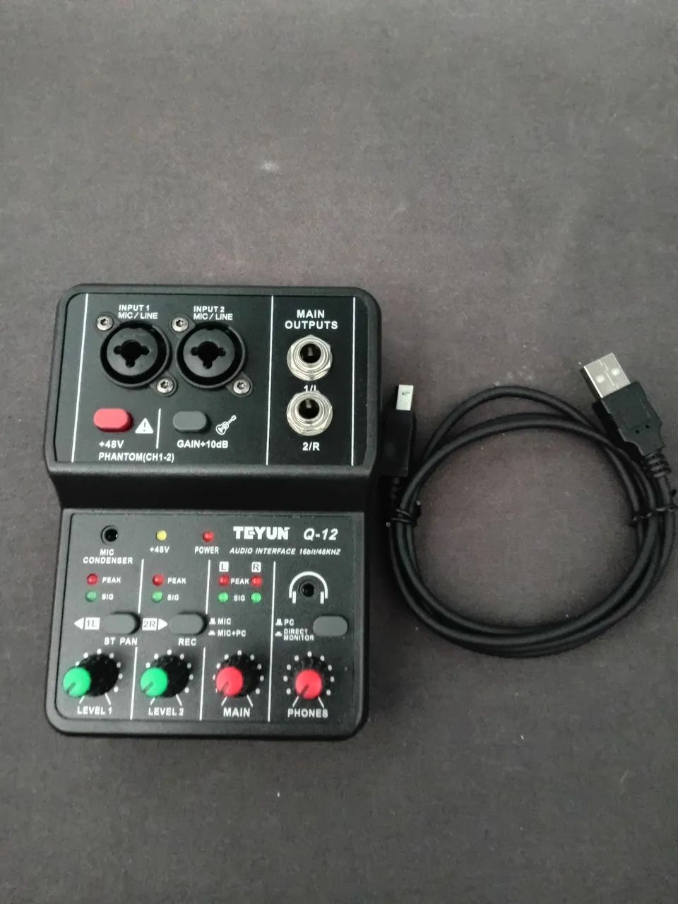 Interface de áudio Teyun 12 - Foto 2