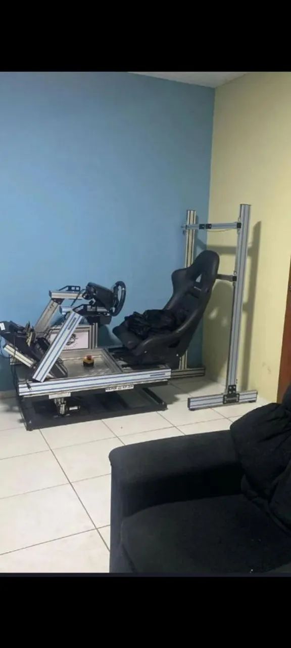 Simulador de corrida completo com plataforma de movimento  - Foto 3