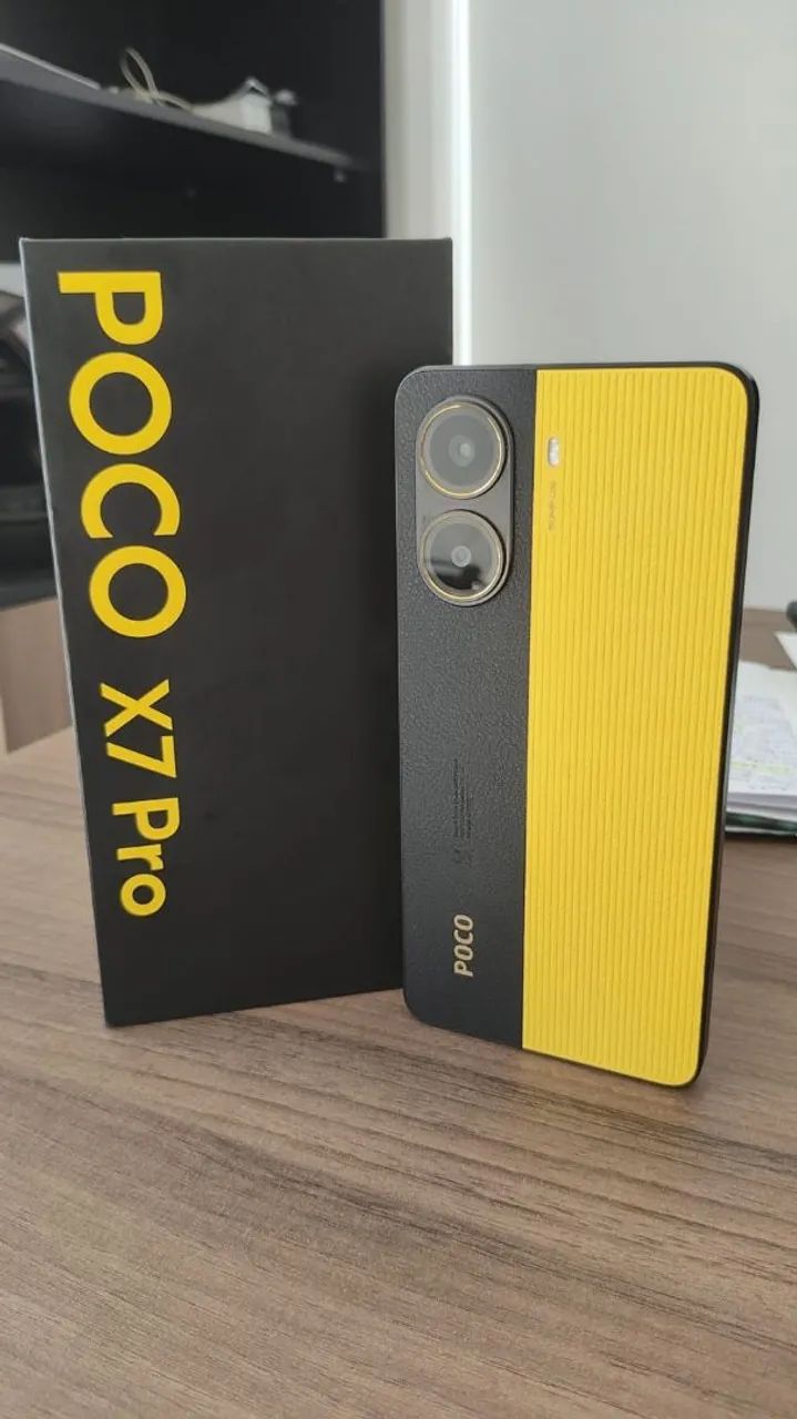 POCO X7 PRO | YELLOW | 512GB | 12+12 RAM - Celulares e Smartphones