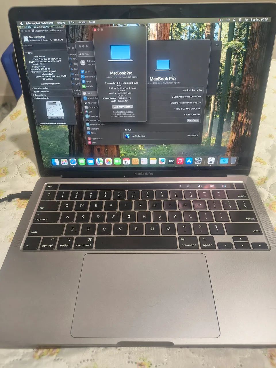 MacBook Pro Intel 2020 16gb 512gb bateria 94% - Notebooks - Vila