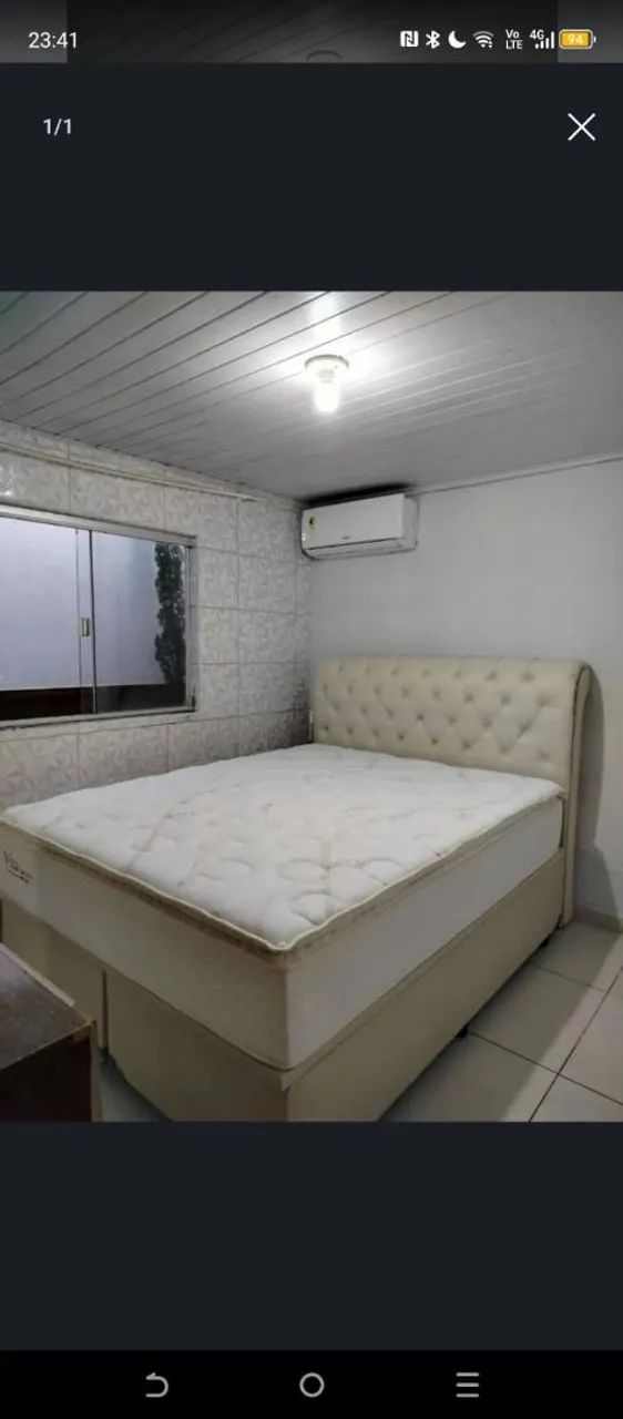 Cama super King confortável com colchão D33 