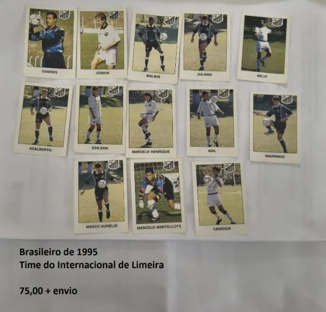 Figurinhas Campeonato Brasileiro de 1995