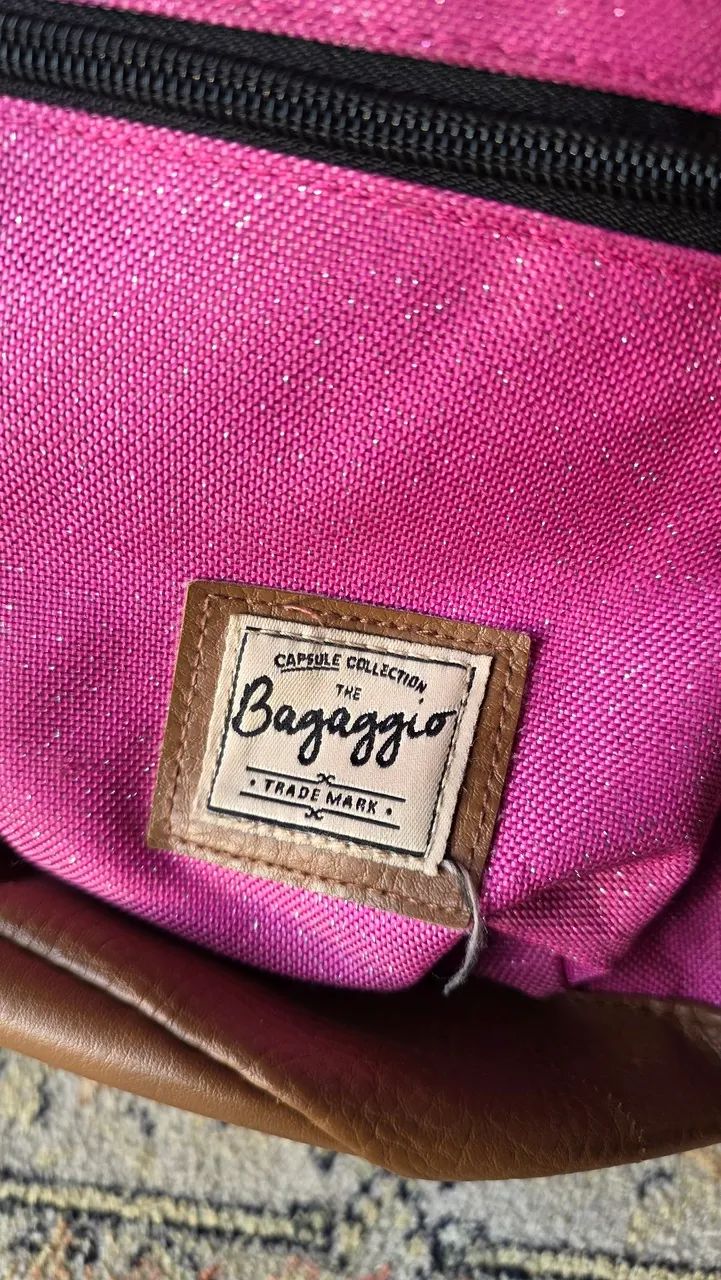 Mochila rosa de gatinho bagaggio - Foto 3