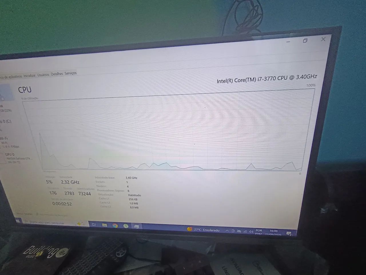 Pc gamer OBS: SOMENTE A CPU+TECLADO E MOUSE 