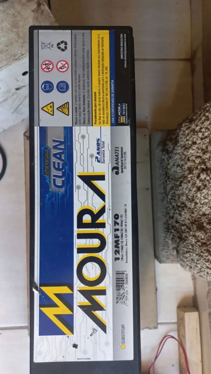 Bateria moura clean 170ah - Foto 2