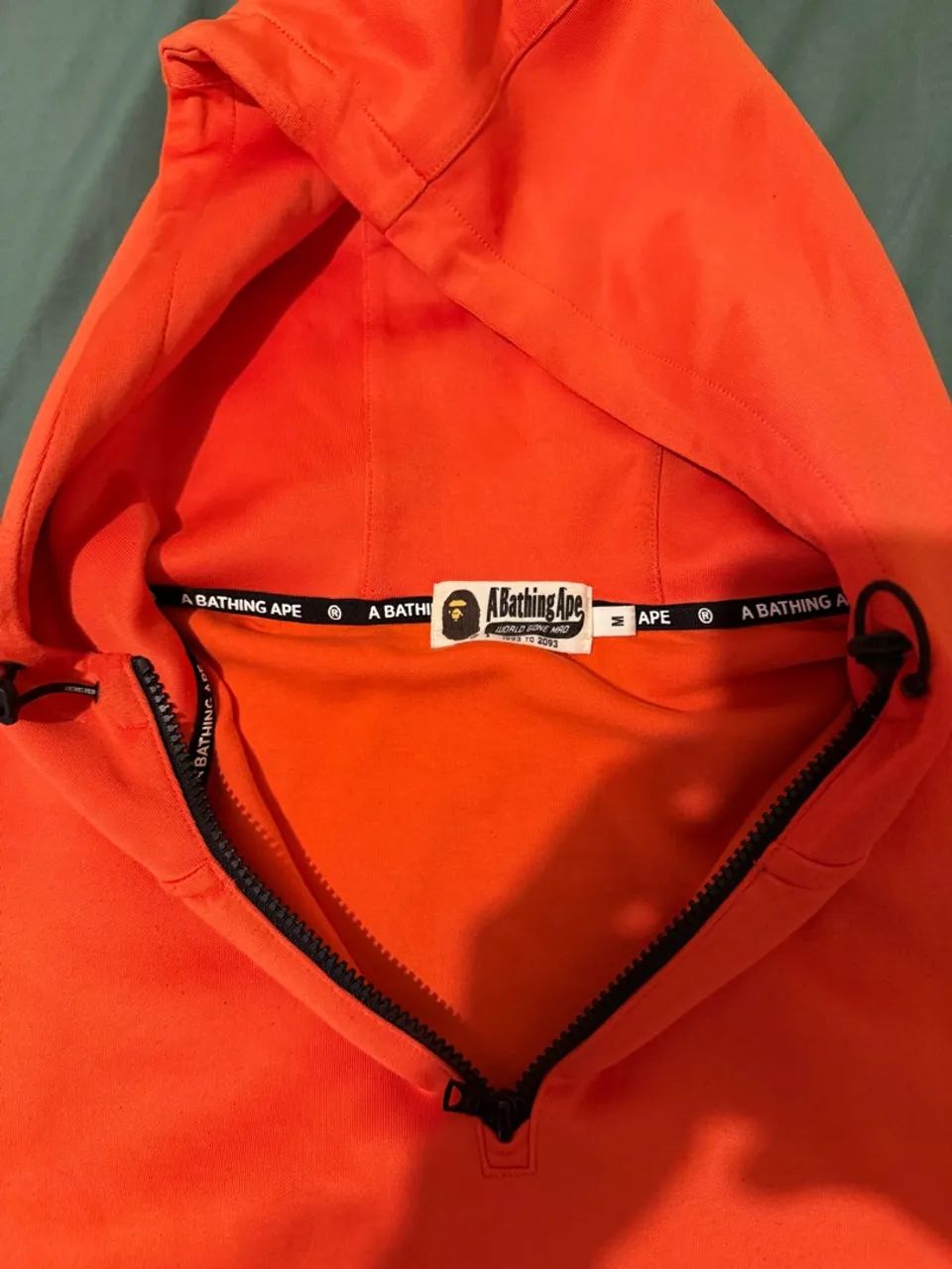 Moletom BAPE 1st Camo Pocket Laranja - Foto 3