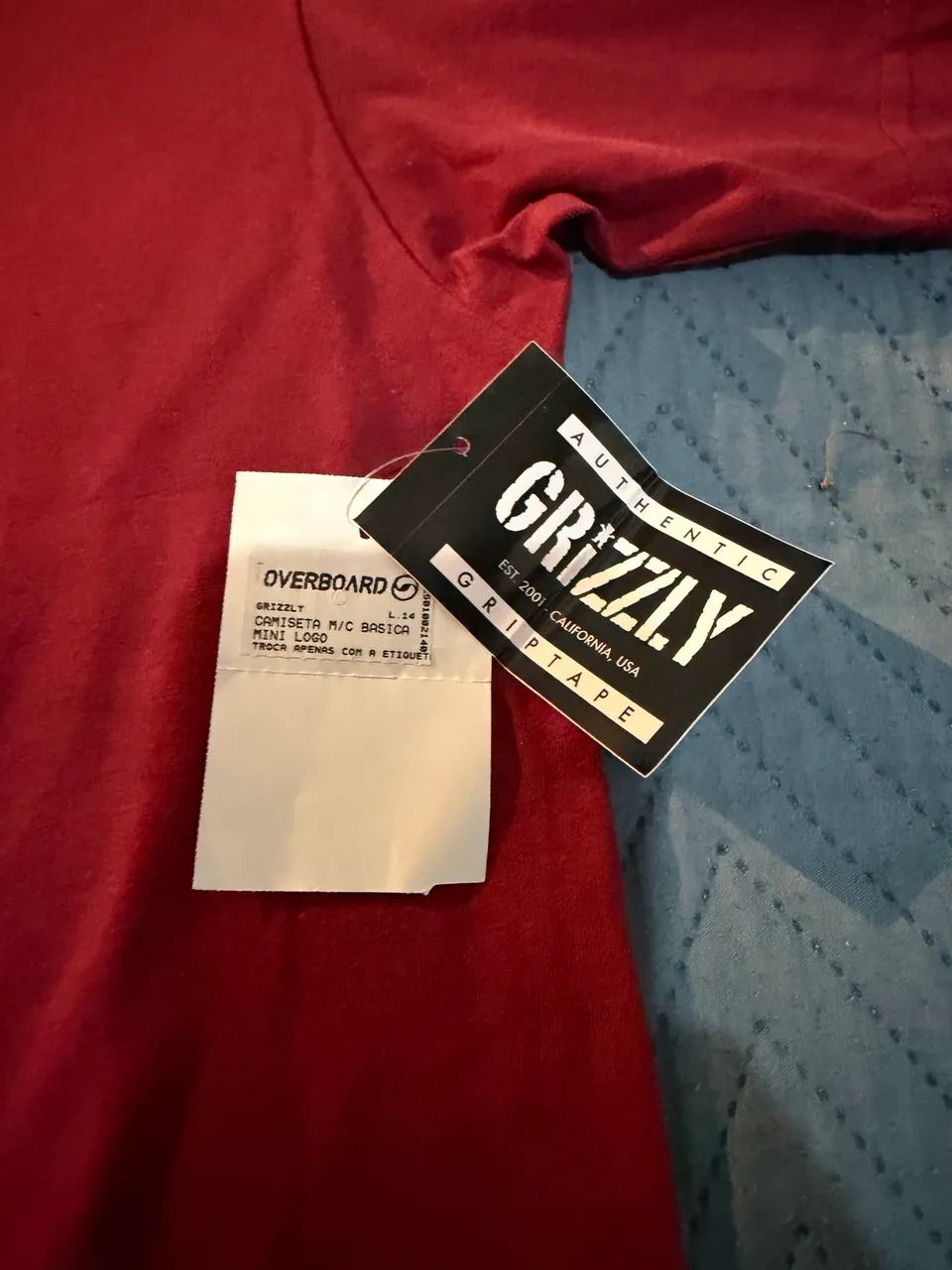 Camiseta GRIZZLY tamanho P - Foto 5