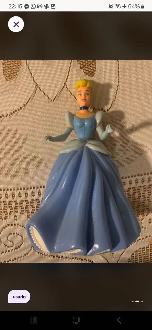 Boneca cinderela e Bela - Foto 2