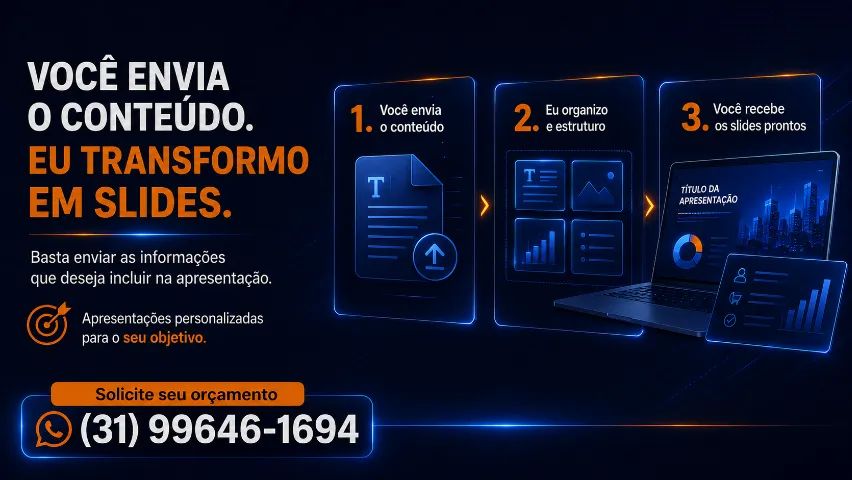 Criação de apresentações em PowerPoint e dashboards em Power BI