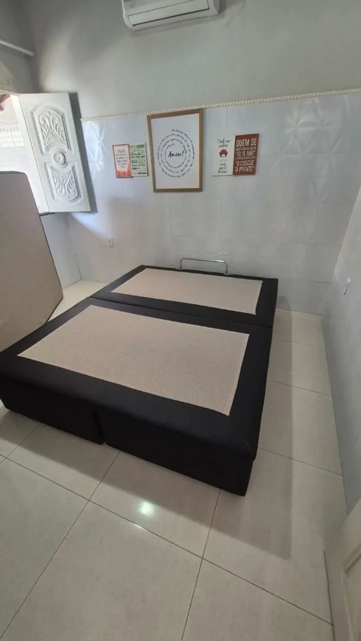 Cama Box Casal Baú Queen Size Em Excelente Estado - Foto 5