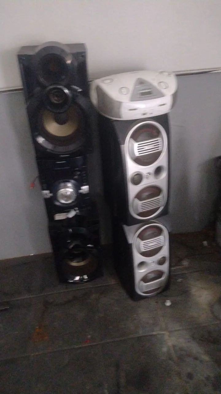 Sons variados rádio e microsystem 