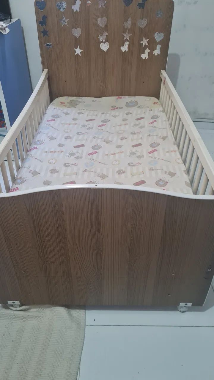 BERÇO E COLCHÃO INFANTIL  - Foto 2