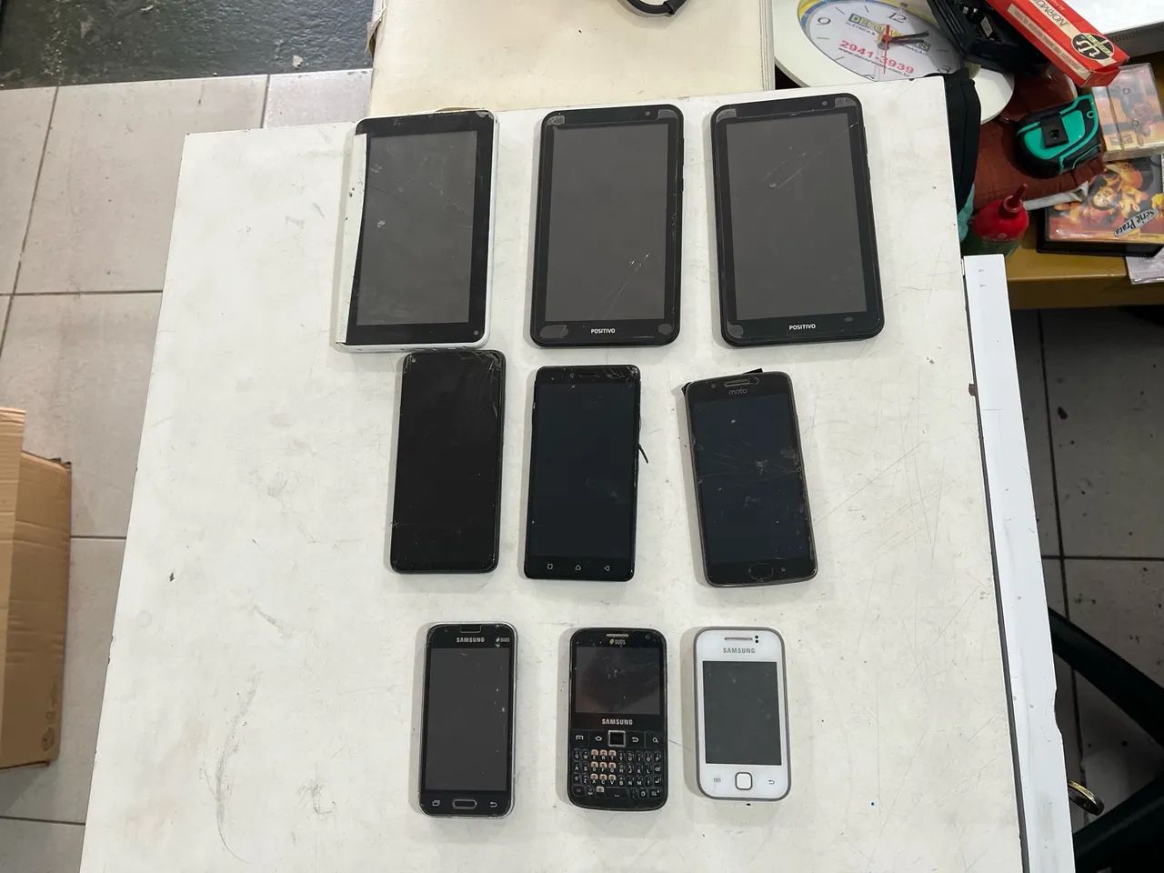 Lote de Celular e Tablet para Retirada de Peças / Reparo