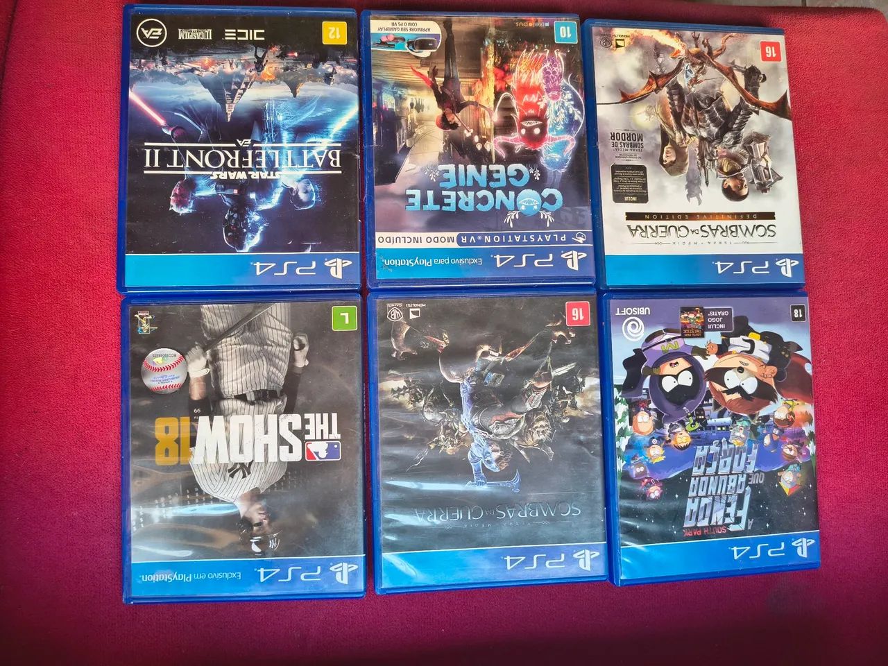 Vendo jogos de PS4 