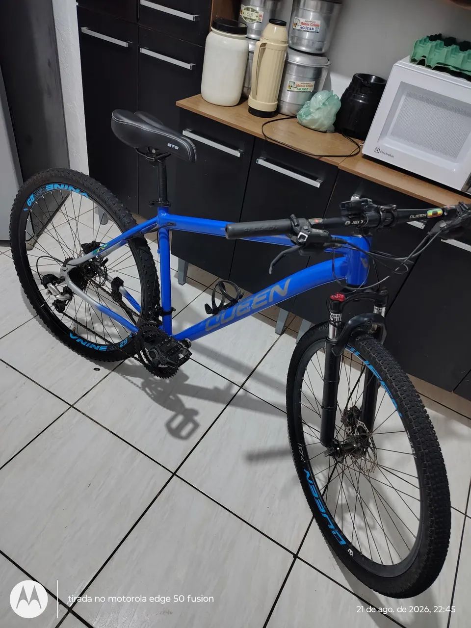 Bicicleta Queen MTB alumínio aro 29 quadro 19 - Foto 3