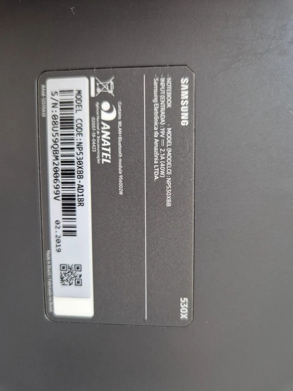 Notebook NP530XBB - Foto 2