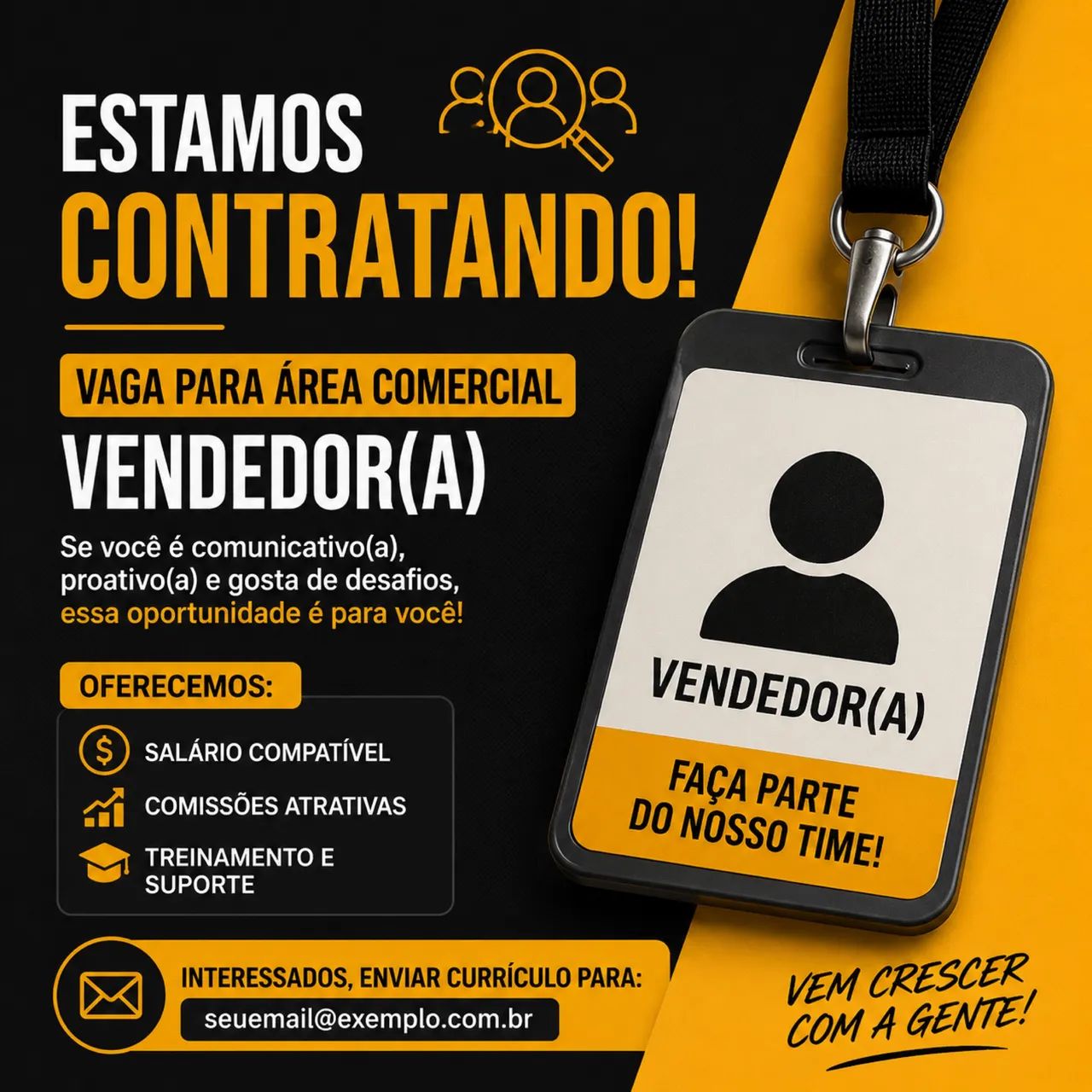 Vaga vendas 