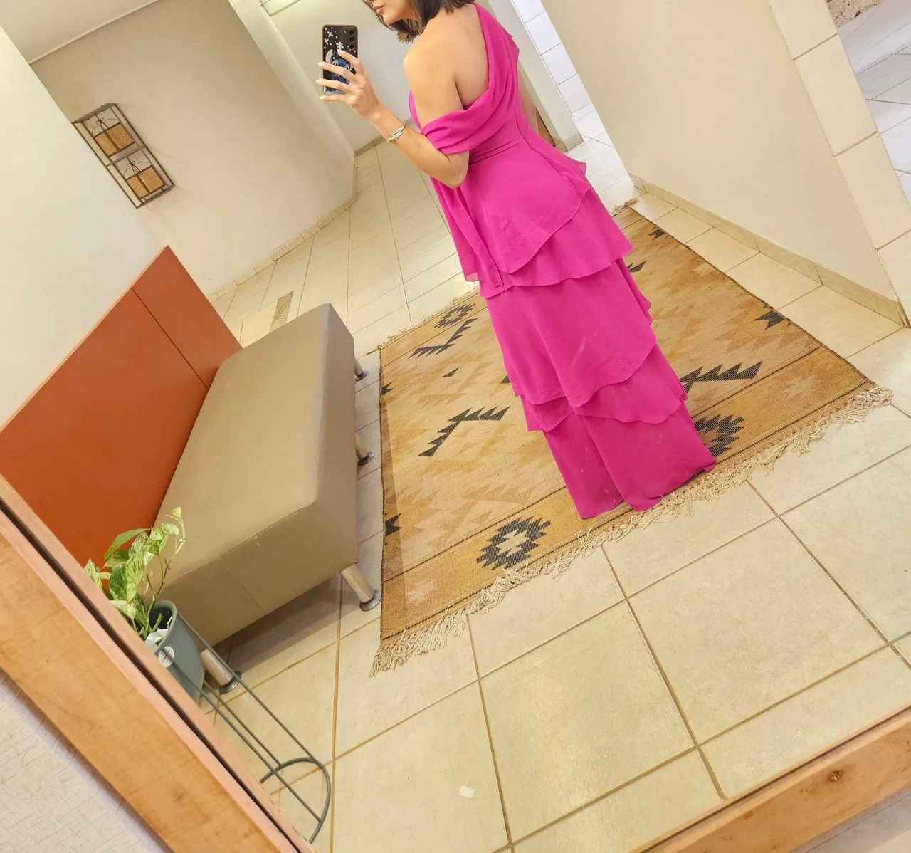 Vestido pink seminovo  - Foto 2